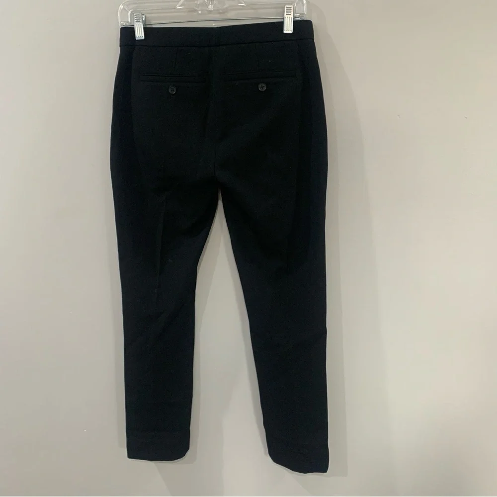 Burberry Trousers Straight-Fit Tailored Wool in Black